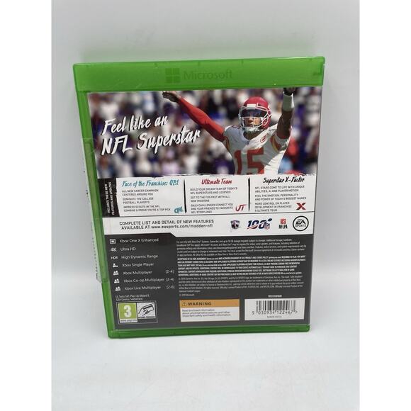 Madden NFL 20 - Microsoft Xbox One - Football Video Game Patrick Mahomes - Picture 2 of 5